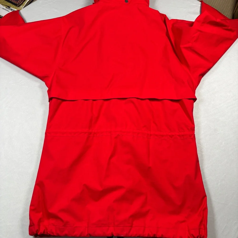 Eddie‎ Bauer Gore-Tex Jacket Womens Medium Red Vintage Mountain Parka Hooded